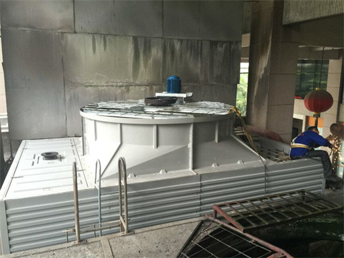 方形冷卻塔的組成與安裝(225噸方形冷卻塔安裝步驟)